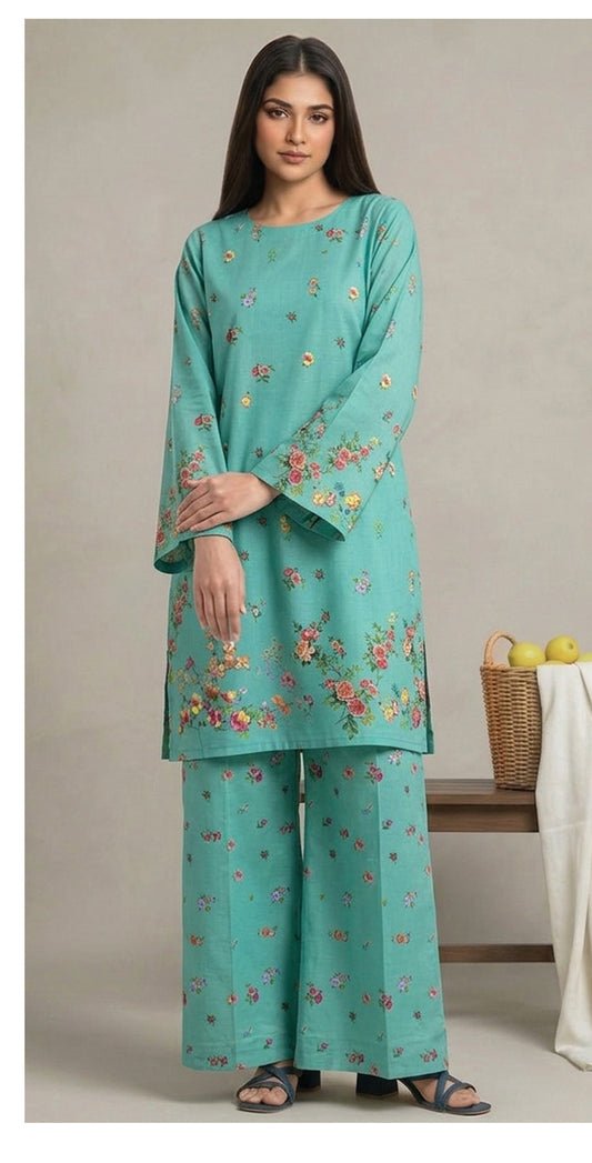 Bonanza Satrangi 2-Piece Unstitched Co-ord Set – Sparrow
